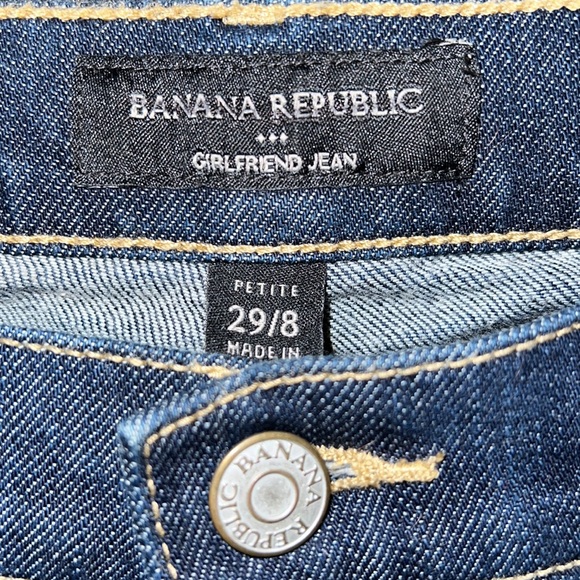 NWOT Banana Republic girlfriend jeans - Picture 2 of 3